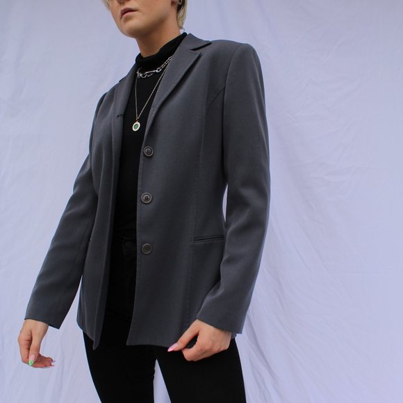 lightweight Grey Blazer - Picture 2 of 4